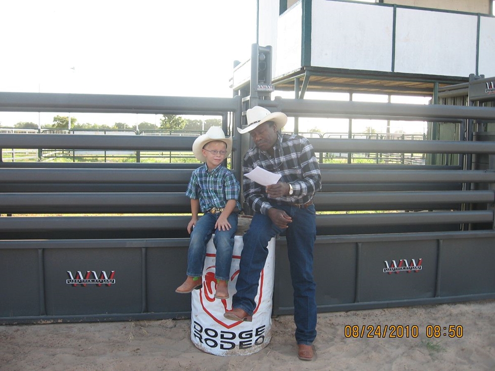 Jack and Leon the rodeo clown